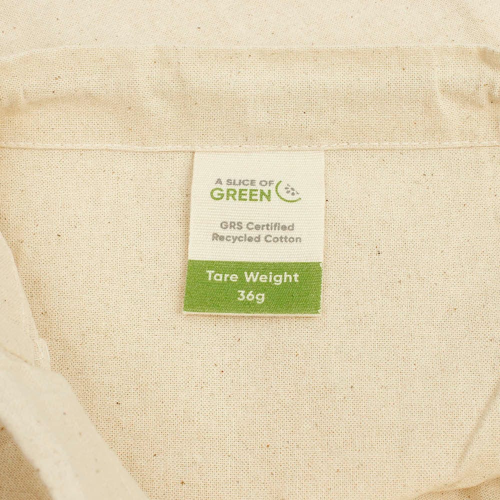 Medium Recycled Cotton Produce Bag &Keep