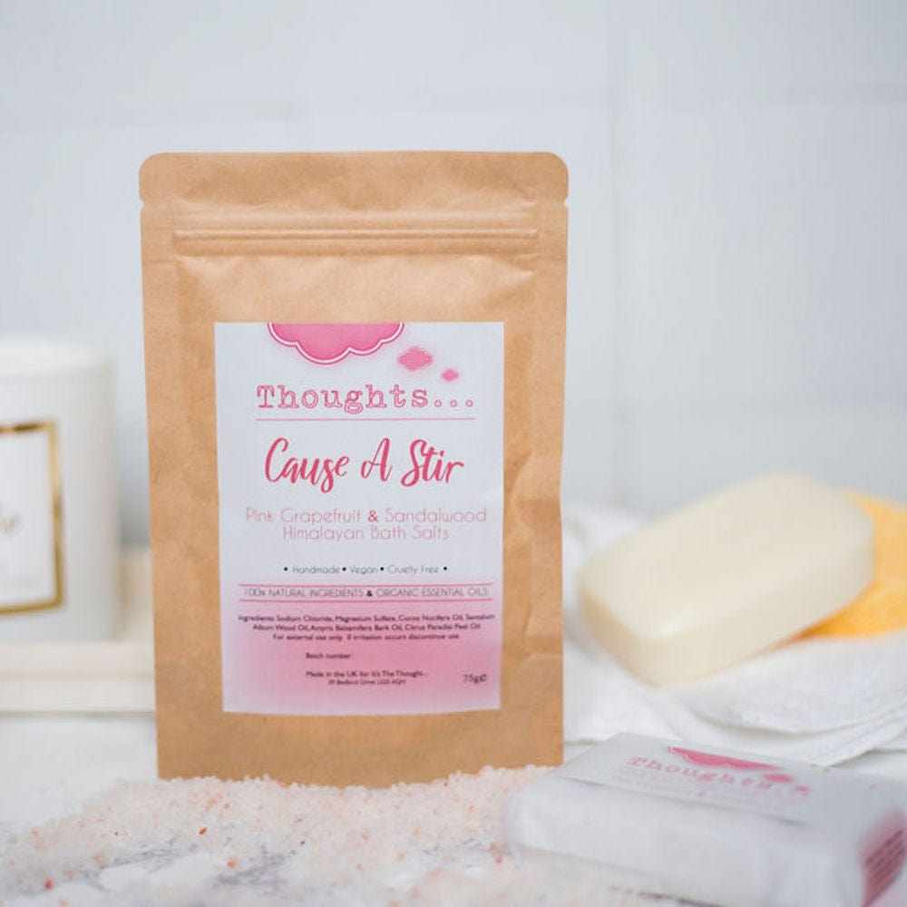 Thoughts Pink Himalayan Bath Salts - Cause A Stir &Keep