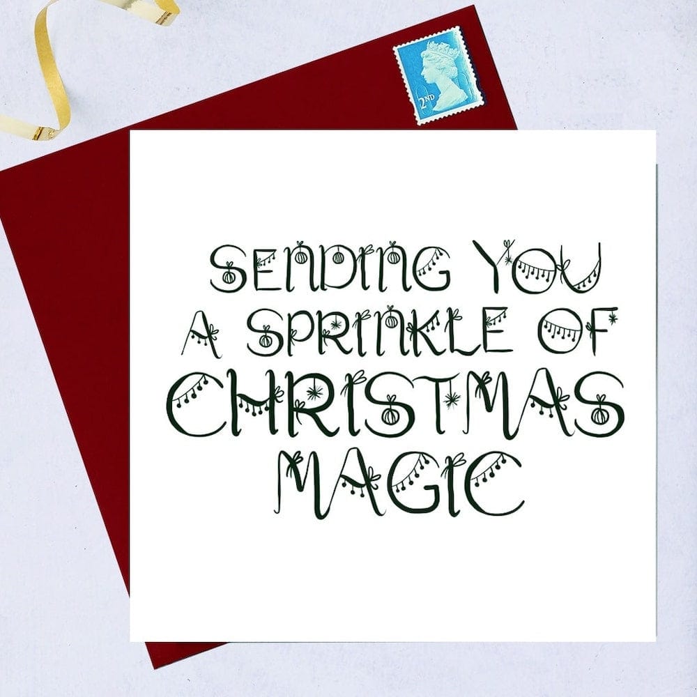 Christmas Magic Greetings Card Lorna Syson &Keep