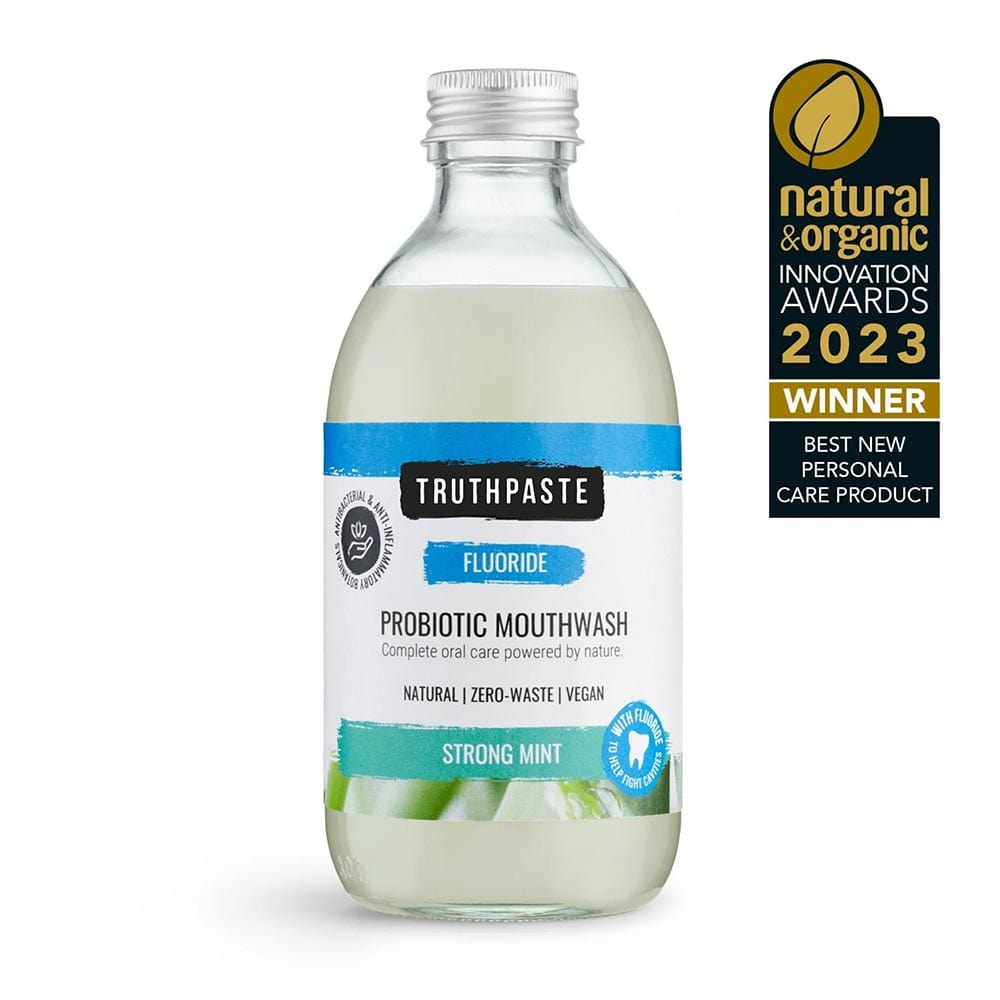 Truthpaste Probiotic Mouthwash Strong Mint - Fluoride &Keep