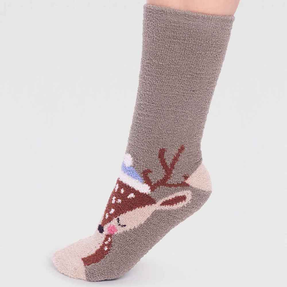Fluffy Animal Socks by Thought Reindeer &Keep