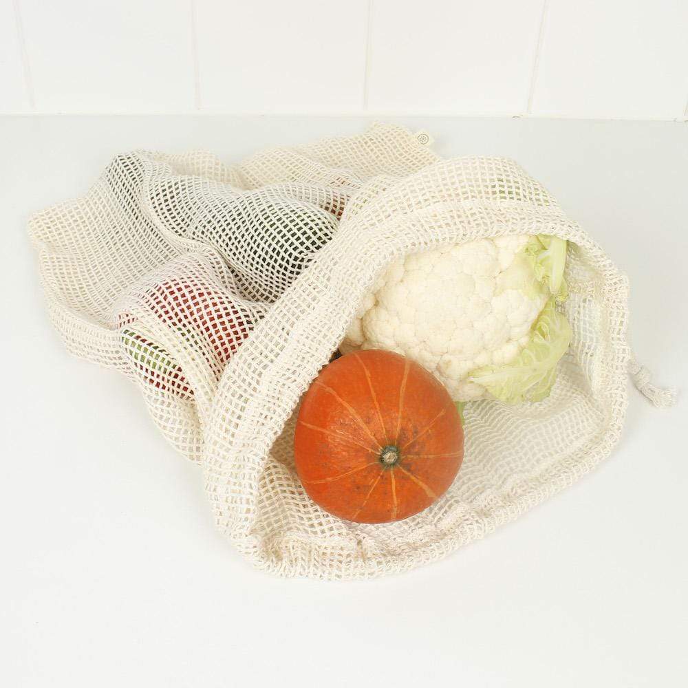 Extra Large Organic Cotton Mesh Produce Bag A Slice of Green &Keep 