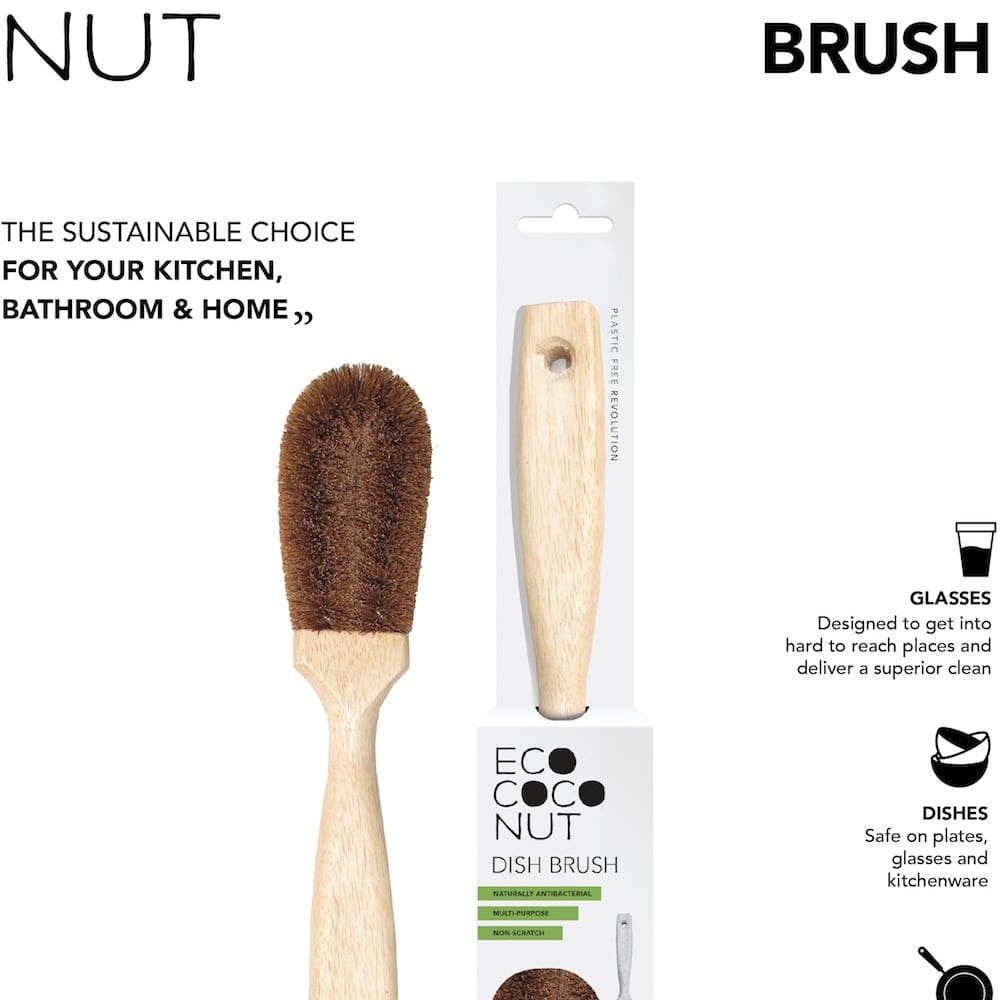 Ecococonut Coconut Dish Brush &keep