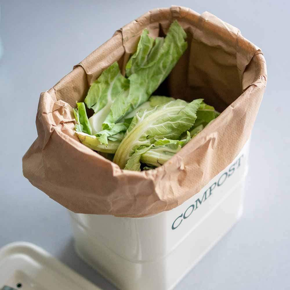 Compostable Food Waste Paper Bags &Keep