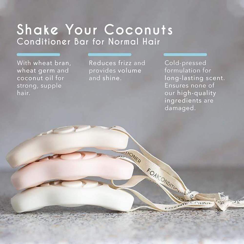 Coconut Conditioner Bar for Normal Hair - FOAMIE &Keep