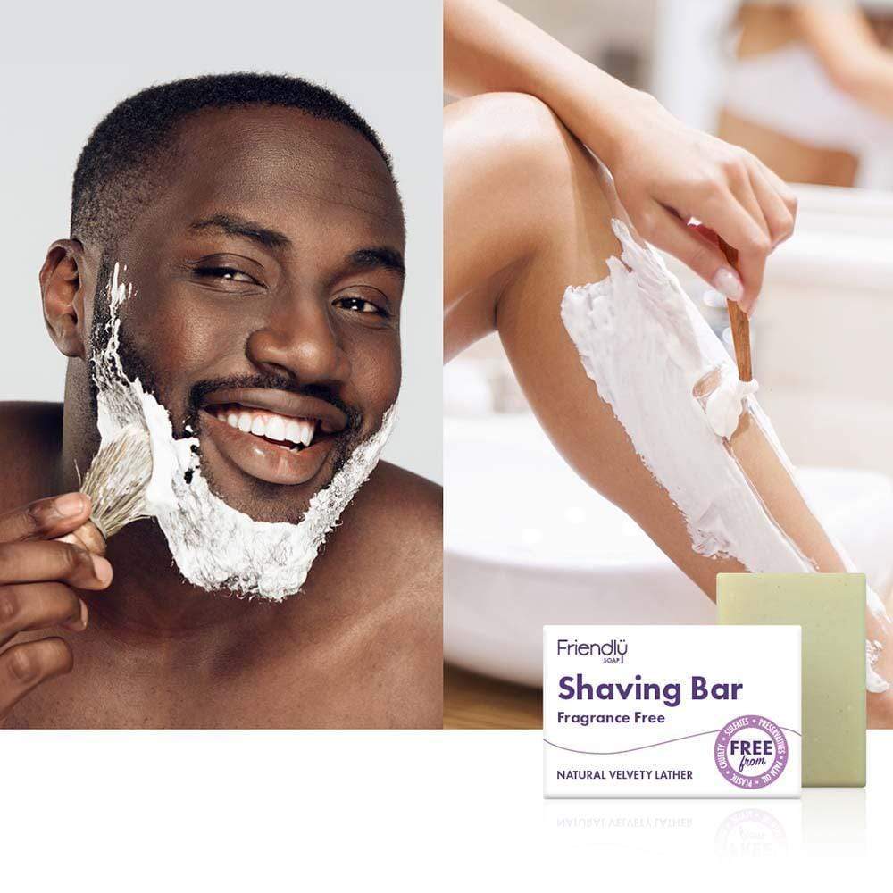 Friendly Soap - Fragrance Free Shaving Bar &Keep
