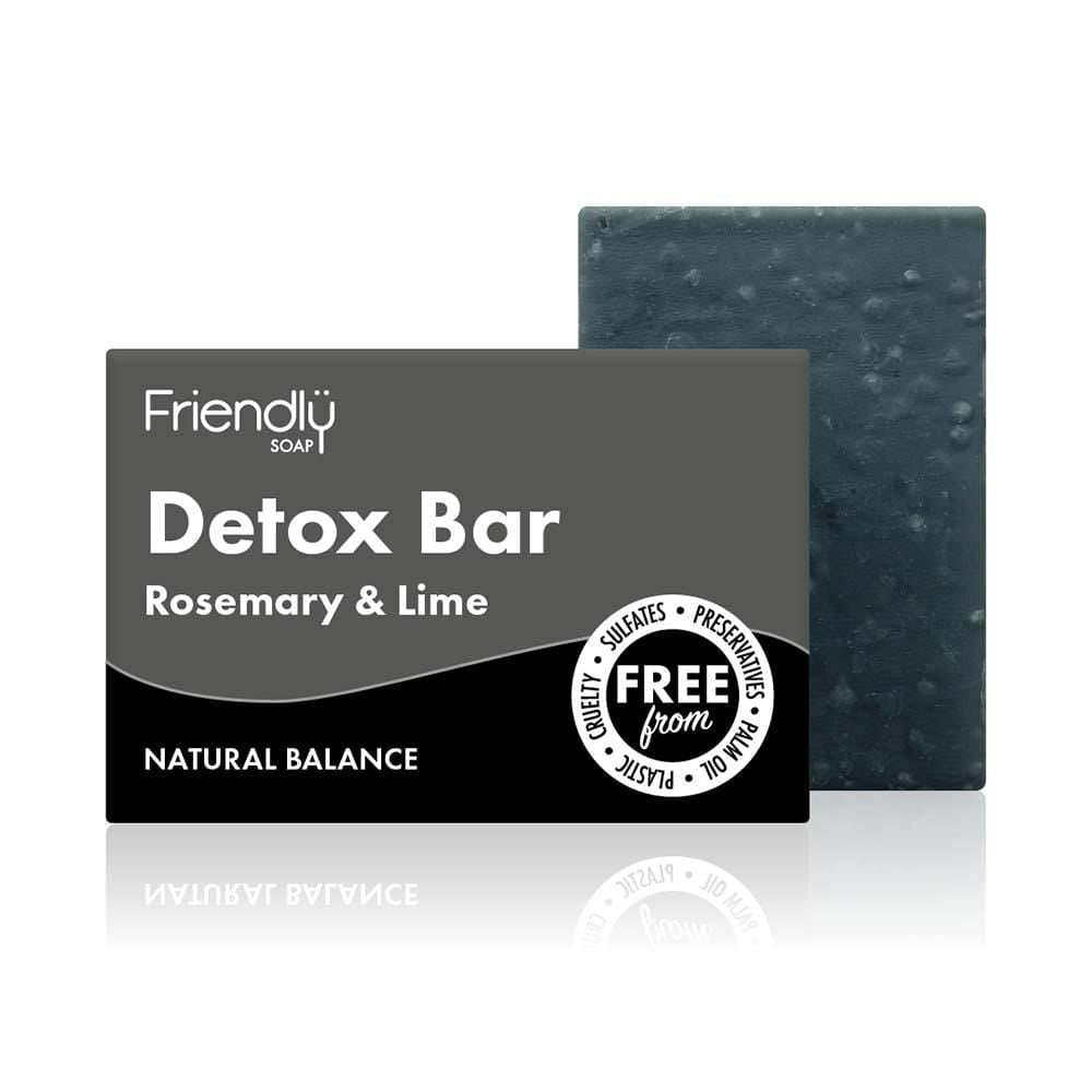 Friendly Soap - Charcoal Detox Bar &Keep