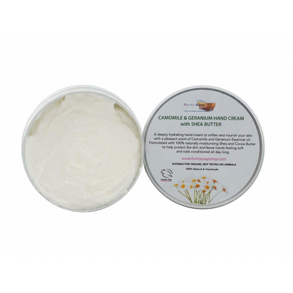 Camomile & Geranium Hand Cream Funky Soap &Keep