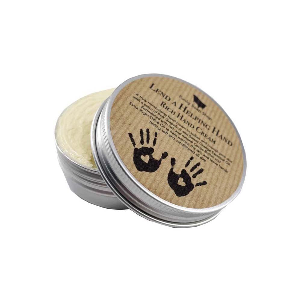 Rich Hand Cream "Lend a Helping Hand" - Funky Soap &Keep