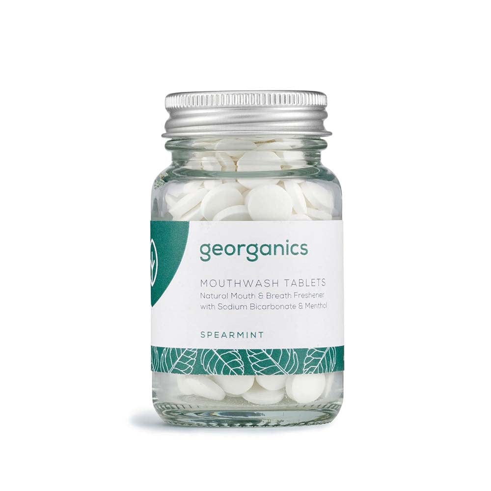 Georganics Natural Mouthwash Tablets - Spearmint &Keep