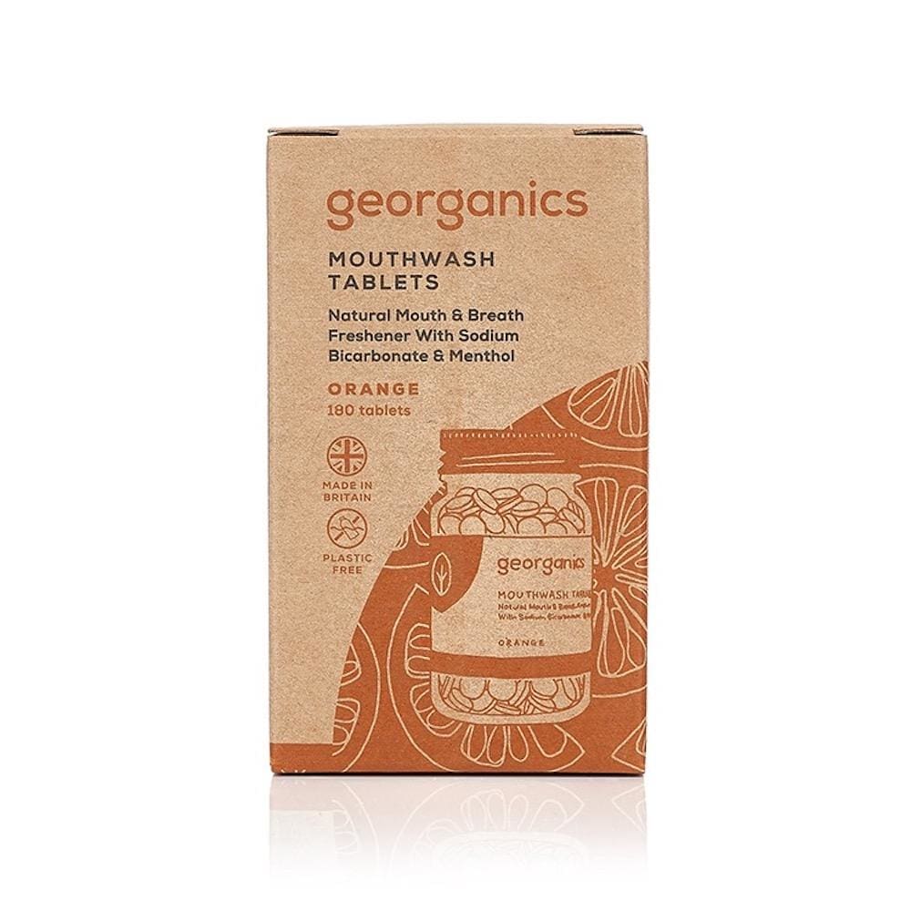 Georganics Georganics Natural Mouthwash Tablets - Orange 180 tablets &Keep