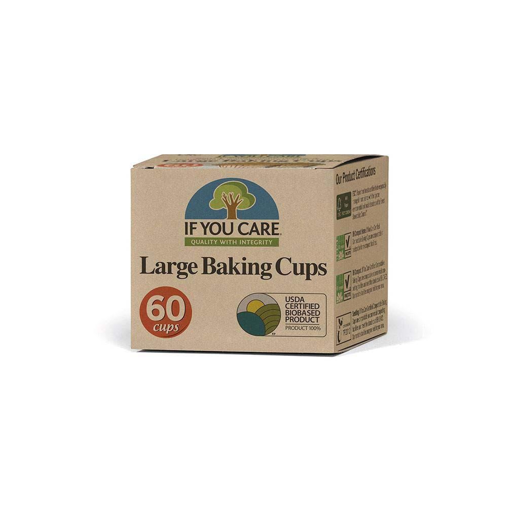 Compostable Unbleached Baking Cases - Large If You Care &Keep