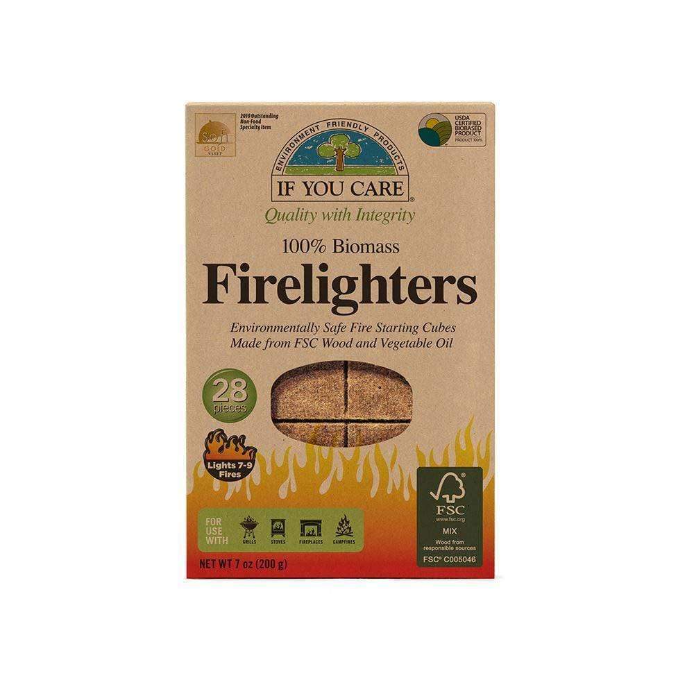100% Biomass Firelighters - 28 Piece Tablet If You Care &Keep