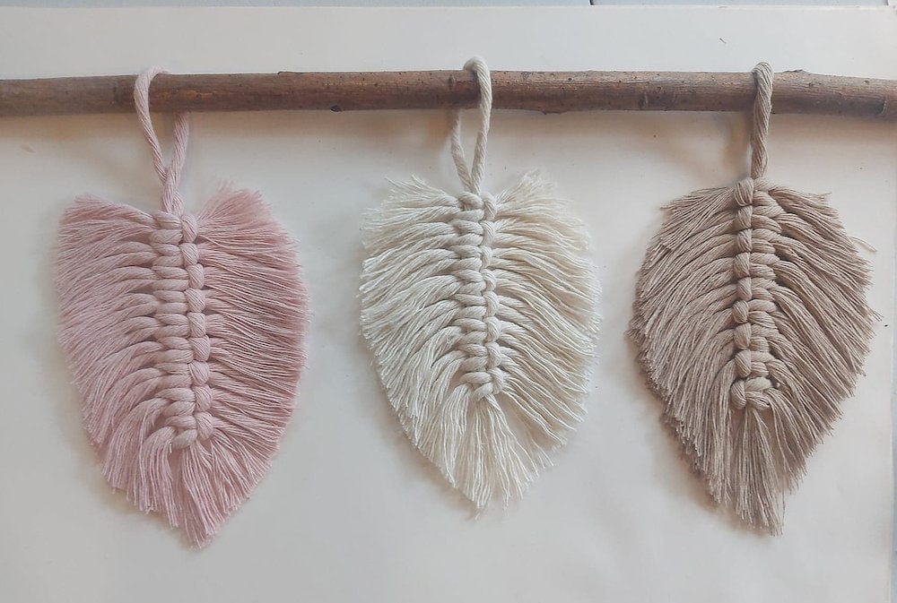 Macrame Feather Craft Kit by Wild Roots &Keep