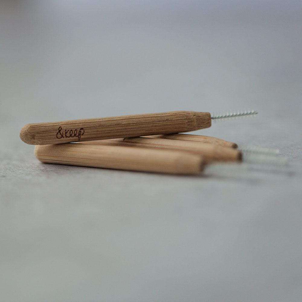 &Keep Bamboo Interdental Brushes Various Sizes &Keep