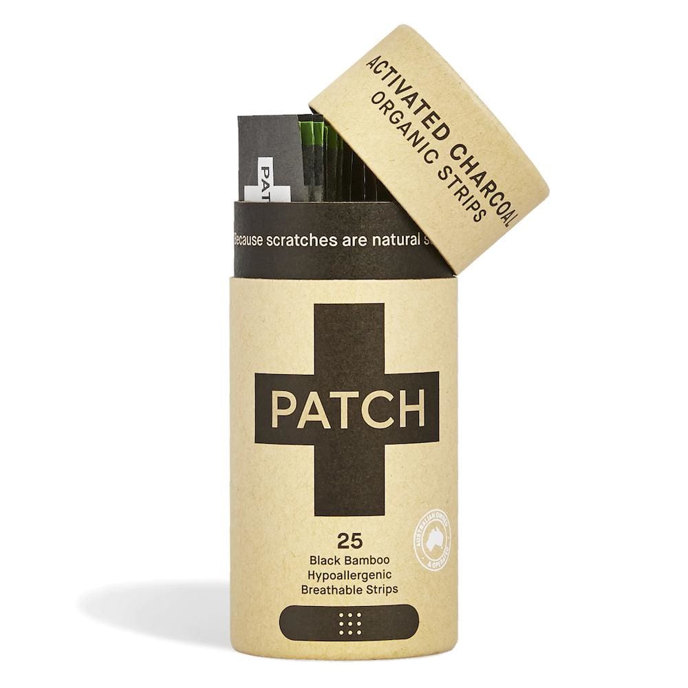 Patch Bamboo Plasters (25) by PATCH - Activated Charcoal &Keep