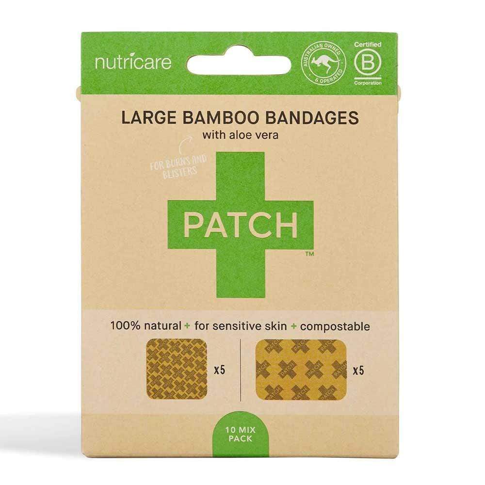 PATCH Large Bamboo Plasters (10 Mixed) - Aloe Vera &Keep