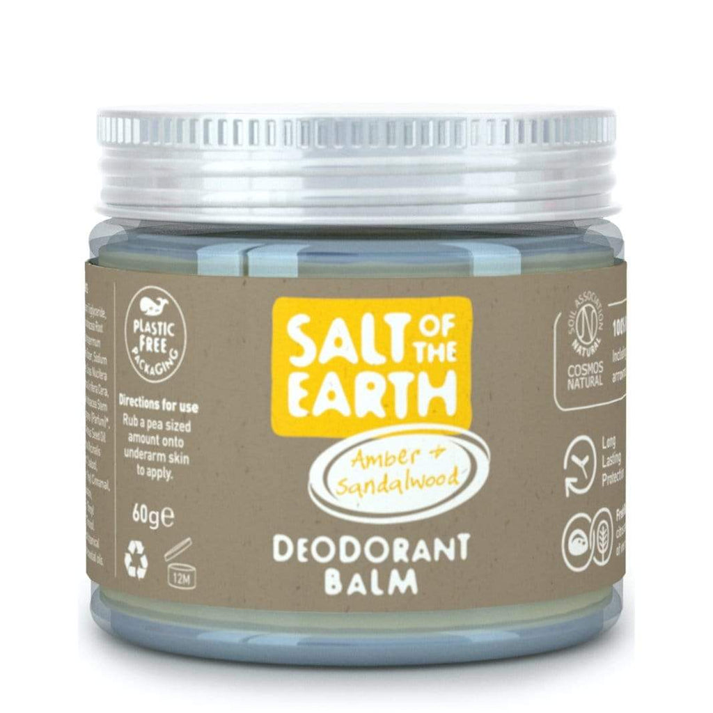 Salt of the Earth Natural Deodorant Balm - Amber & Sandalwood &Keep
