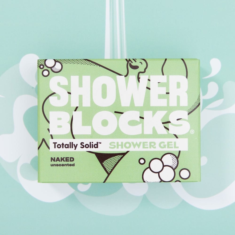 Shower Blocks Unscented Naked Solid Shower Gel &Keep