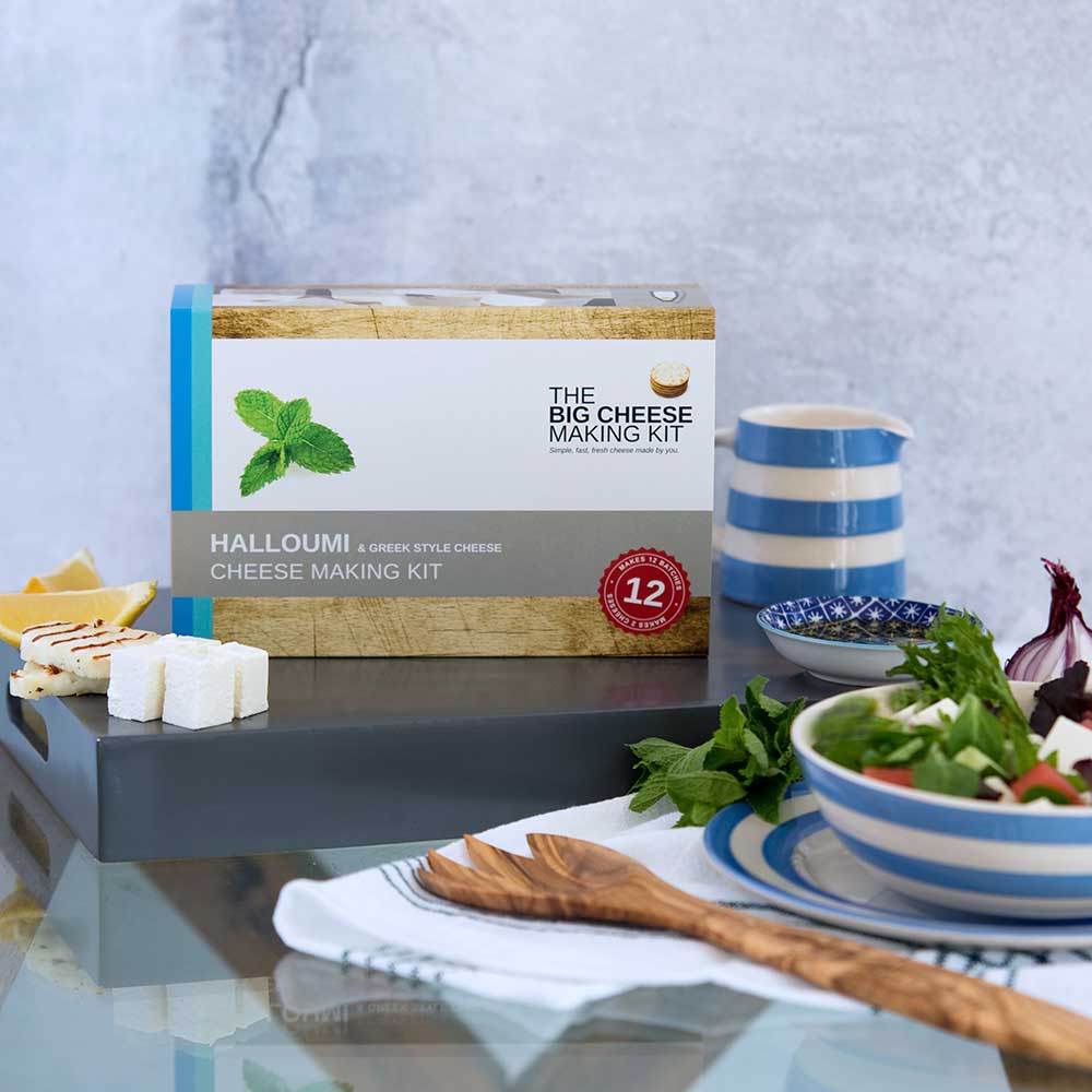 The Halloumi & Greek Cheese Making Kit by Big Cheese Making Kit &Keep