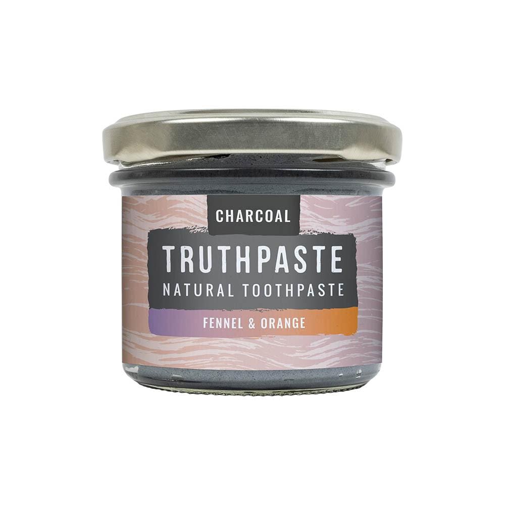 Truthpaste - Natural Toothpaste Charcoal Fennel & Orange 120g &Keep