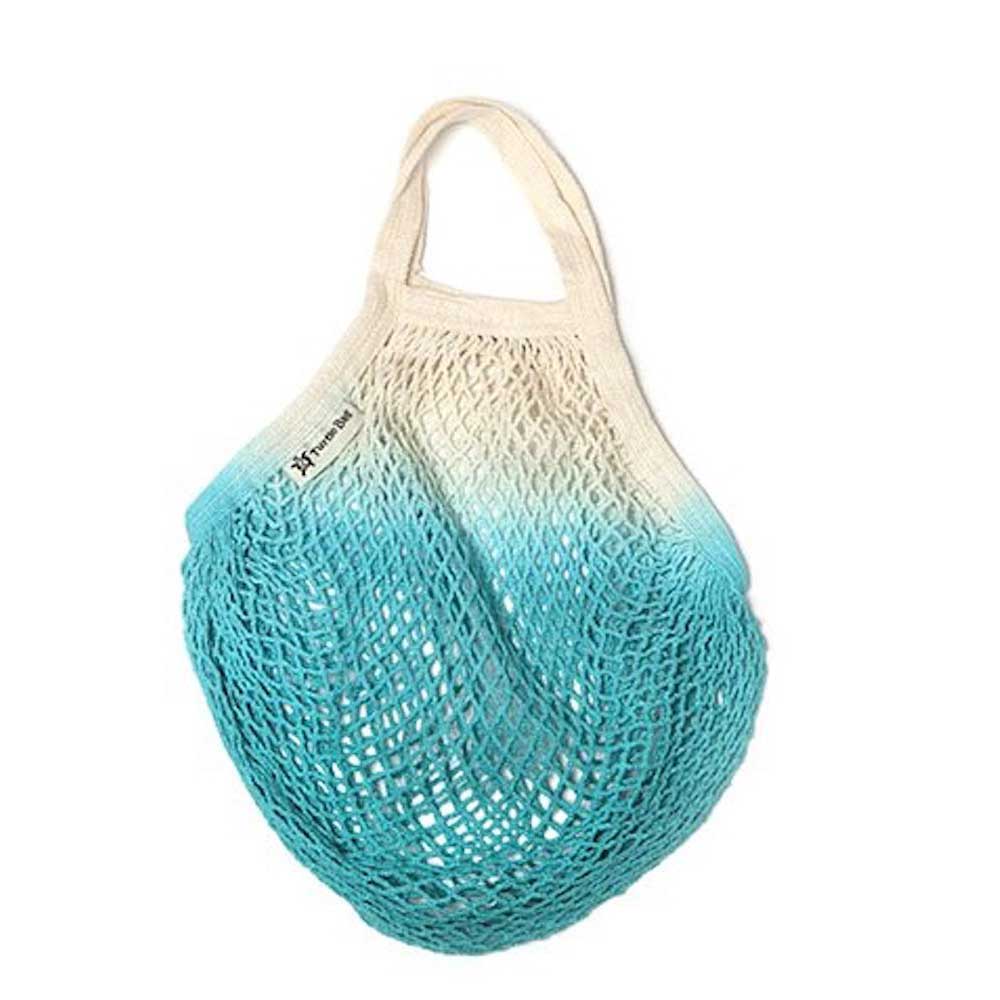 Dip-Dye Organic Cotton Short-Handled String Bag by Turtle Bags &Keep