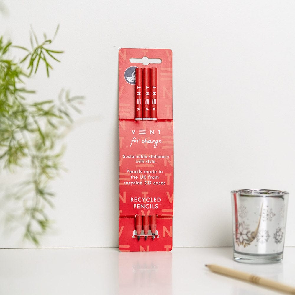 Recycled 'Make a Mark Pencils' – Red &Keep