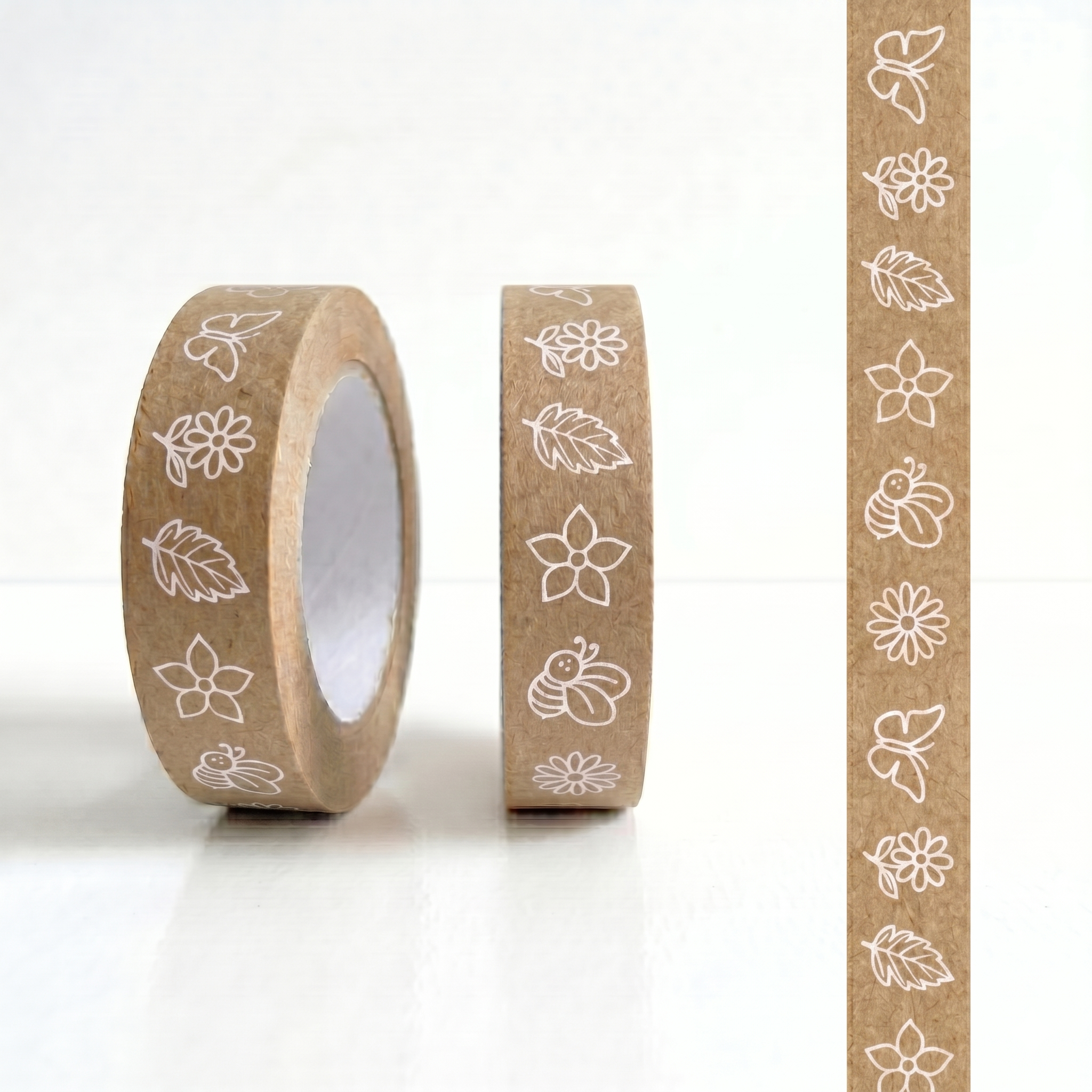 Flora & Fauna Biodegradable Paper Tape 24mm x 50m