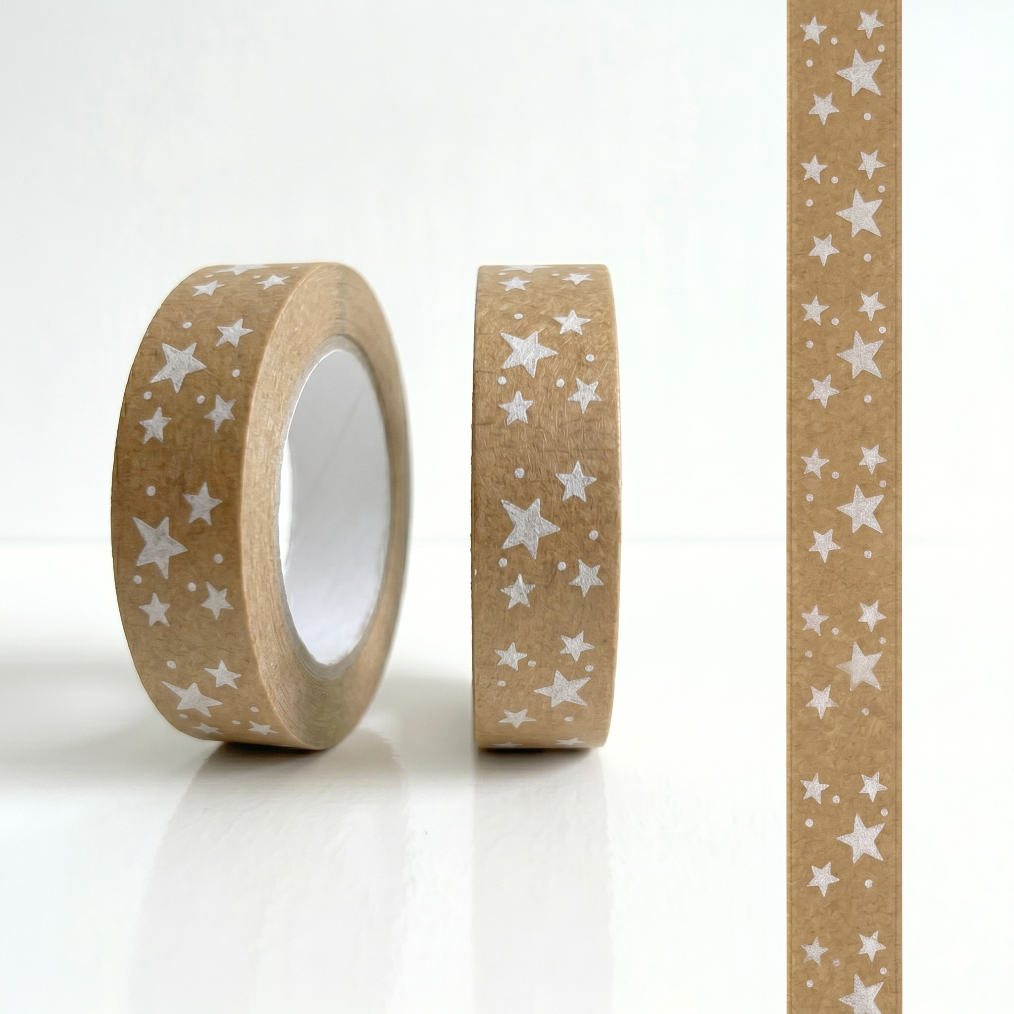 Stars Biodegradable Paper Tape 24mm x 50m