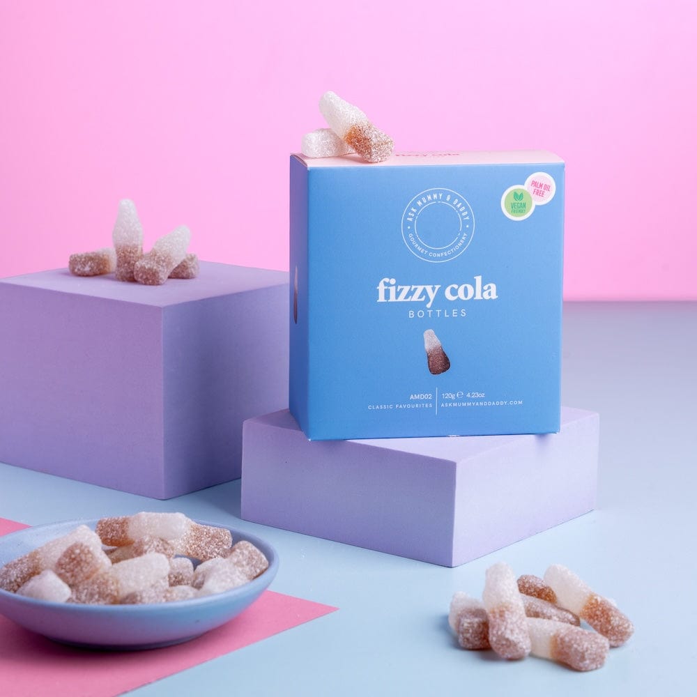 Fizzy Cola Bottles Gourmet Sweets Gift Box Ask Mummy & Daddy &Keep