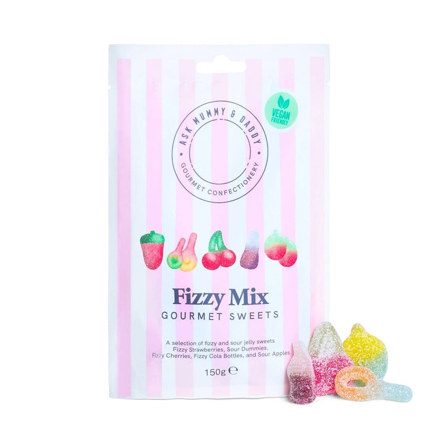 Fizzy Mix Gourmet Sweets Share Bag Vegan Ask Mummy & Daddy | &Keep