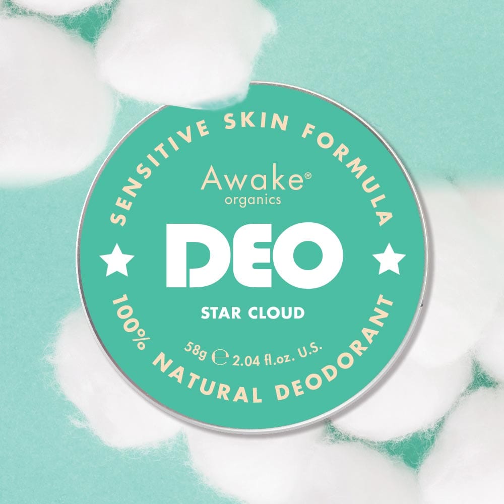 Star Cloud Bicarb-Free Unscented Probiotic Natural Deodorant &Keep