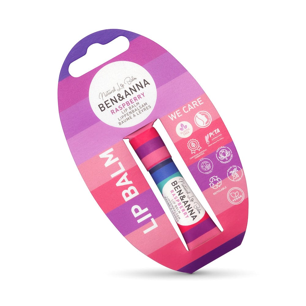 Ben & Anna Vegan Lip Balm - Raspberry &Keep