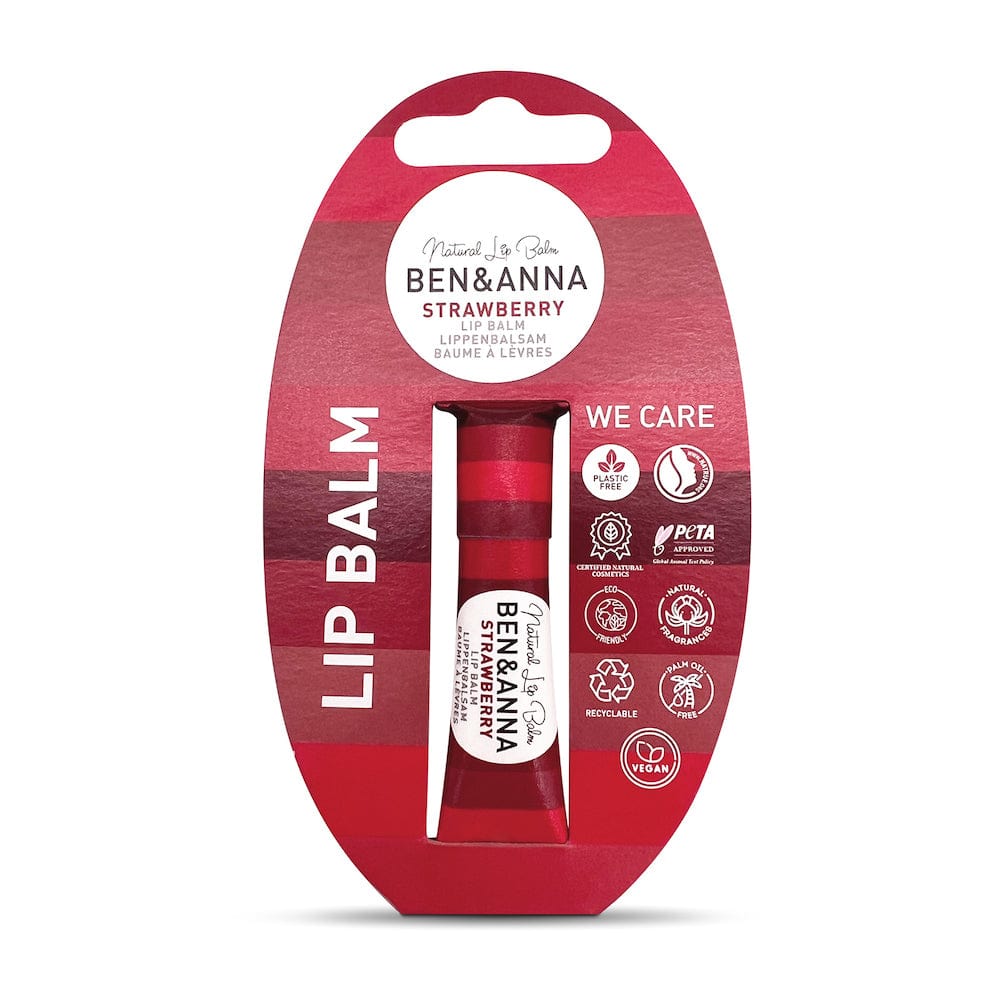 Ben & Anna Vegan Lip Balm - Strawberry &Keep