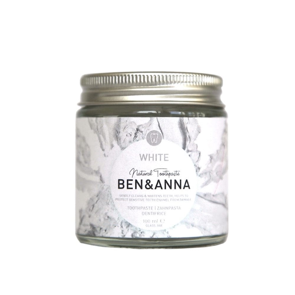 Ben & Anna Natural Vegan Toothpaste - White &Keep