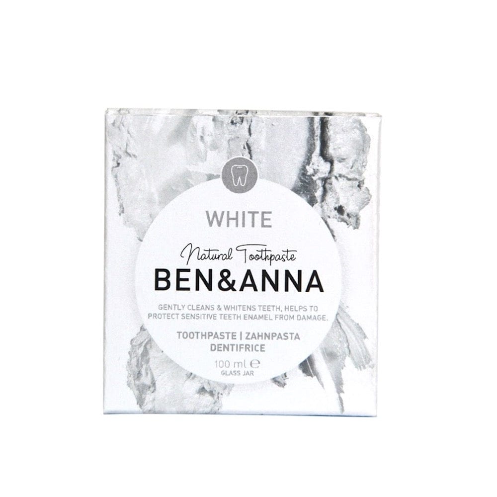 Ben & Anna Natural Vegan Toothpaste - White &Keep