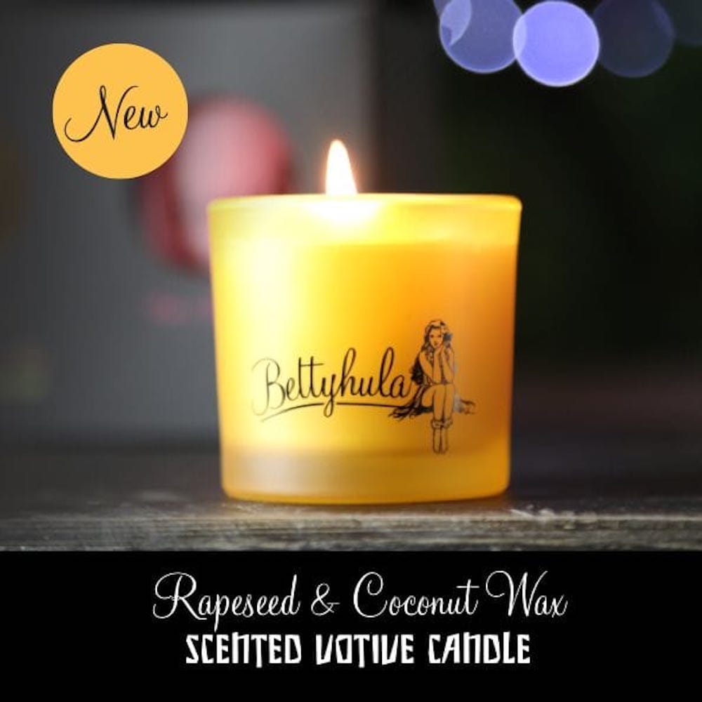 Tropical Vegan Wax Votive Candle by Betty Hula