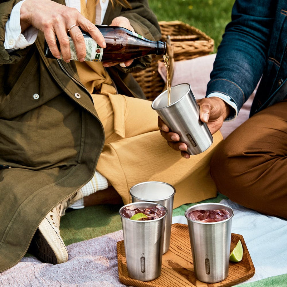 black+blum Stainless Steel Cup Set & Integrated Bottle Opener