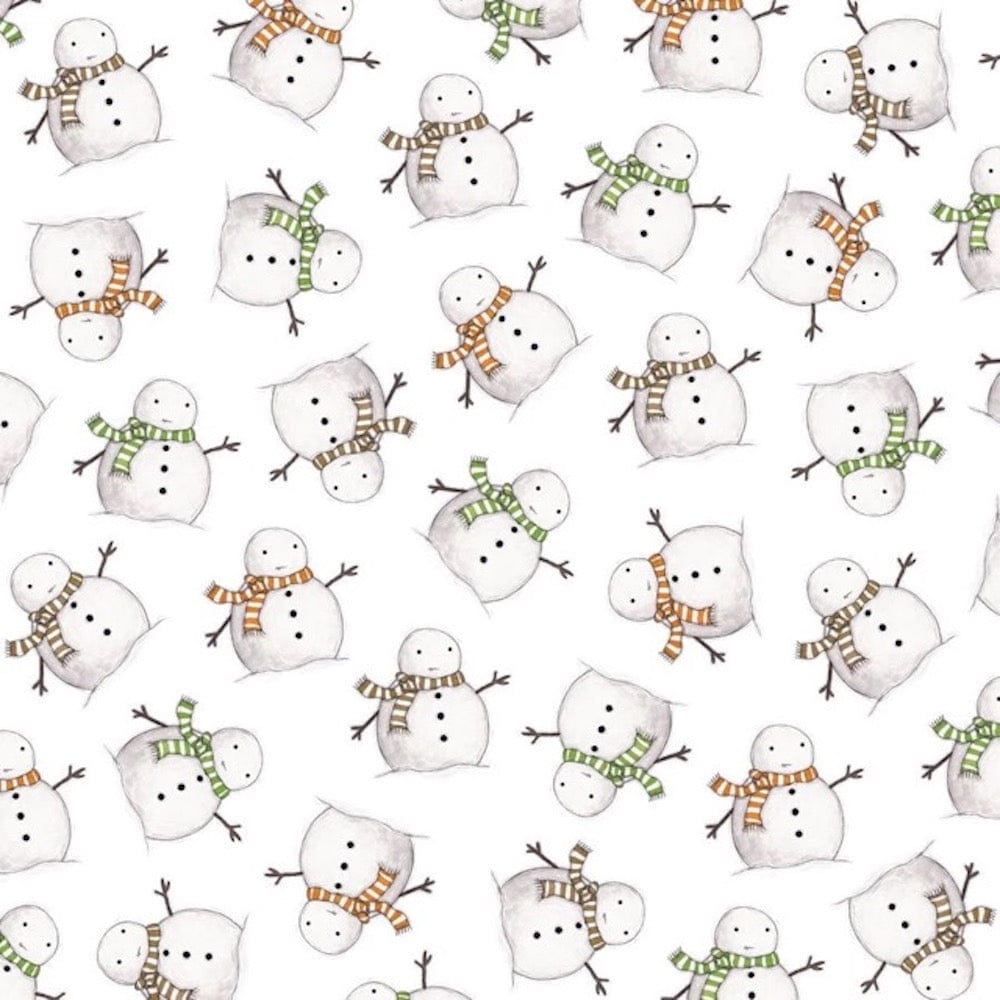 Christmas Snowman Wrapping Paper & Tag Clara & Macy &Keep