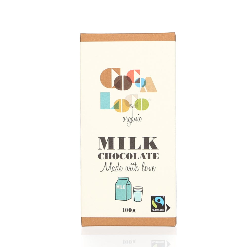 Cocoa Loco Milk Chocolate Bar 100g &Keep