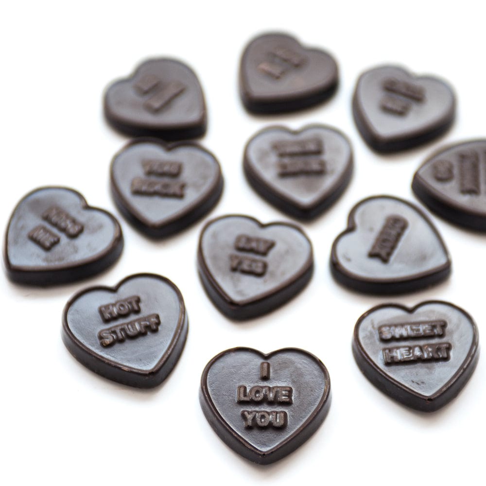 Dark Chocolate Love Hearts by Cocoa Loco &Keep