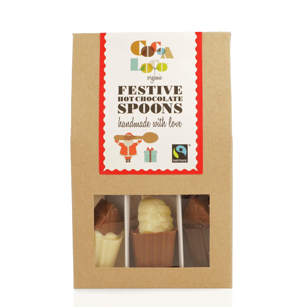 Cocoa Loco Festive Hot Chocolate Spoon Set &Keep