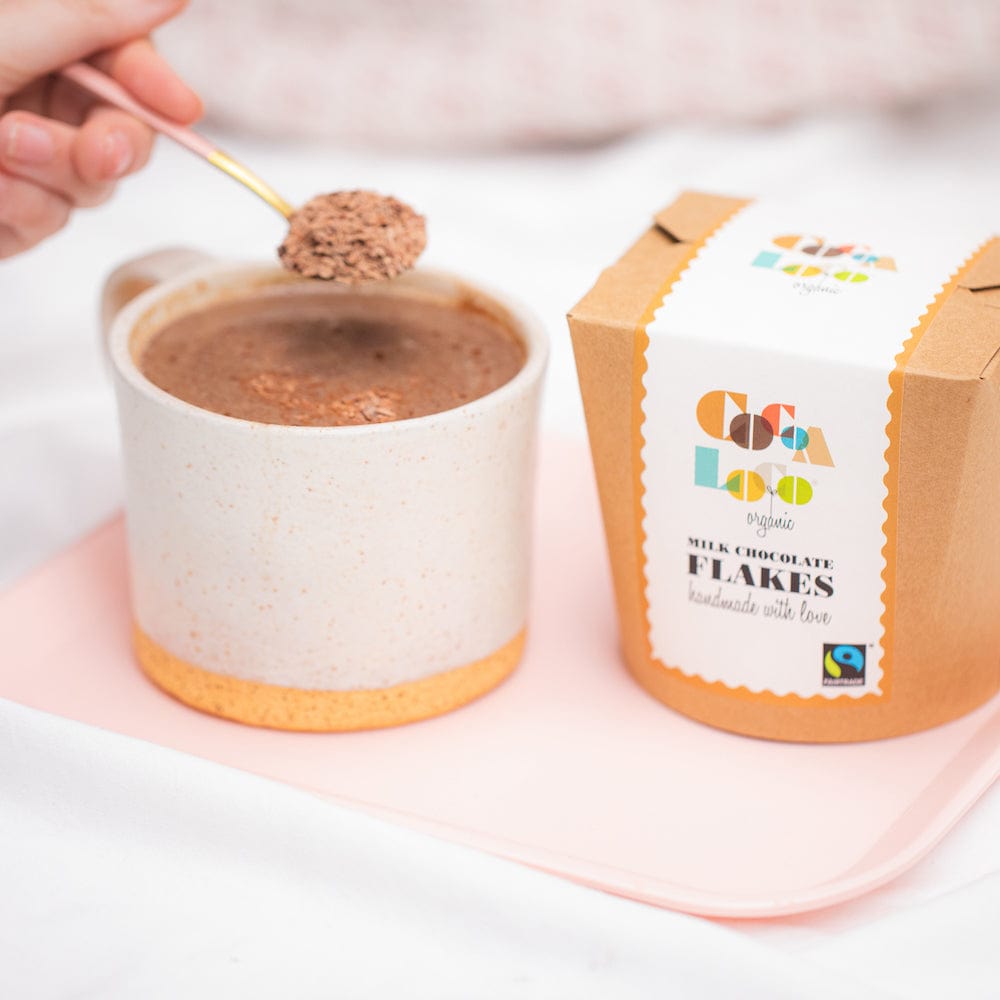 Cocoa Loco Milk Hot Chocolate Drinking Flakes 200g &Keep