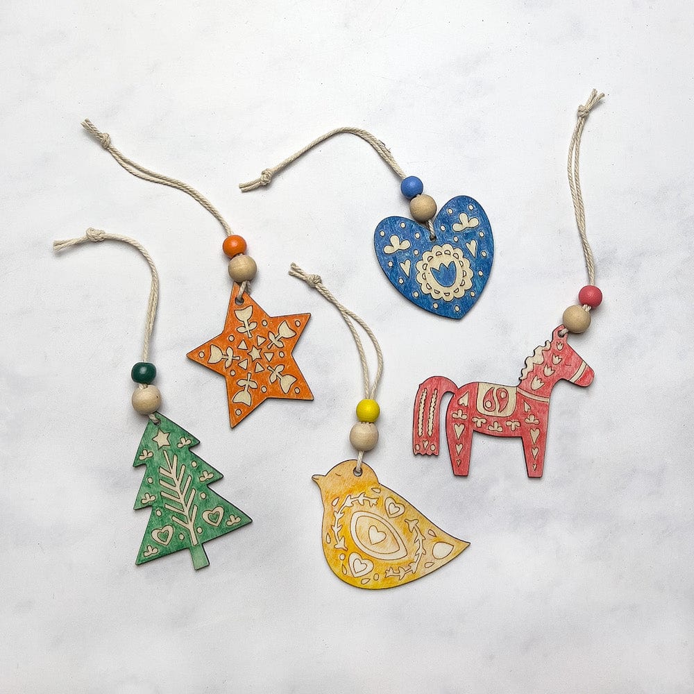 Folk Art Christmas Decoration Kit by Cotton Twist &Keep