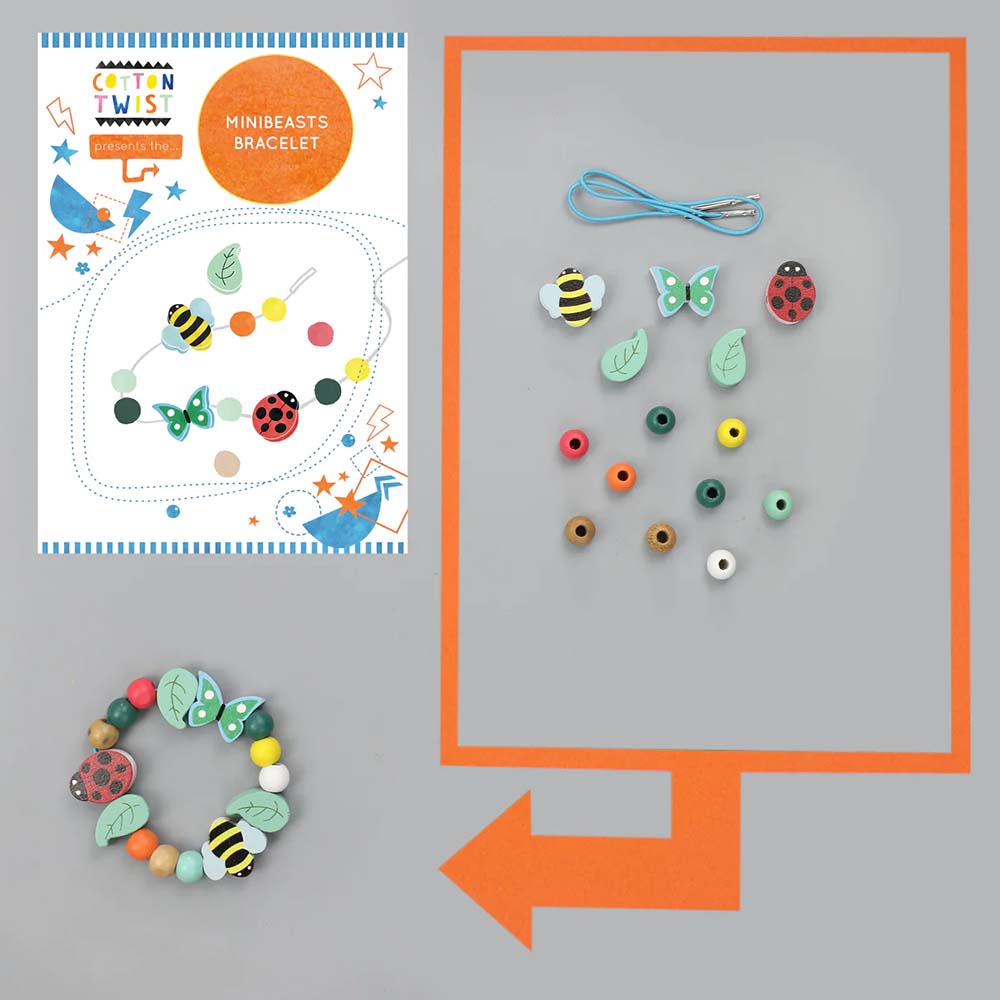 Make A Minibeast Bracelet Kit &Keep