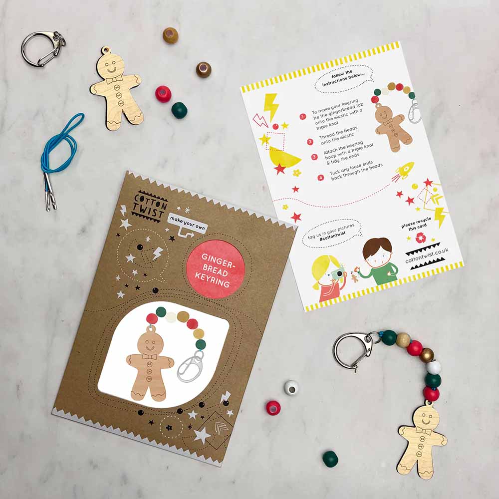 Make Your Own Gingerbread Keyring &Keep