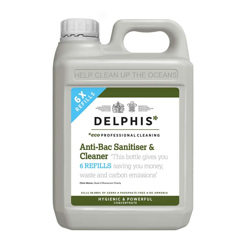 Delphis Eco Antibacterial Sanitiser & Cleanser - 2L Refill &Keep