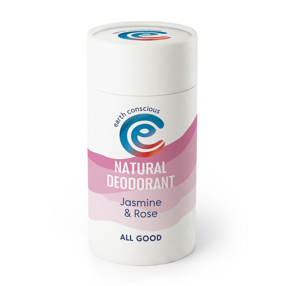 Earth Conscious Natural Deodorant Stick 90g - Jasmine & Rose &Keep