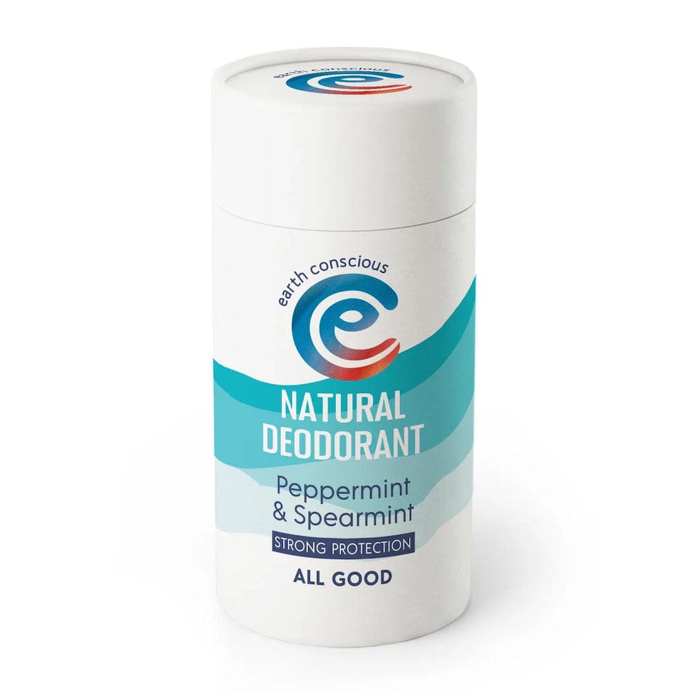 Earth Conscious Natural Deodorant Stick 90g - Mint (Strong Protection) &Keep