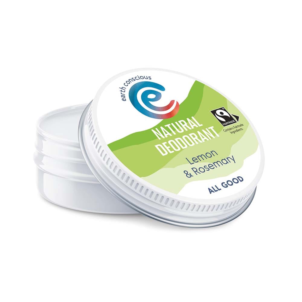 Natural Deodorant Tin by Earth Conscious Lemon & Rosemary | &Keep
